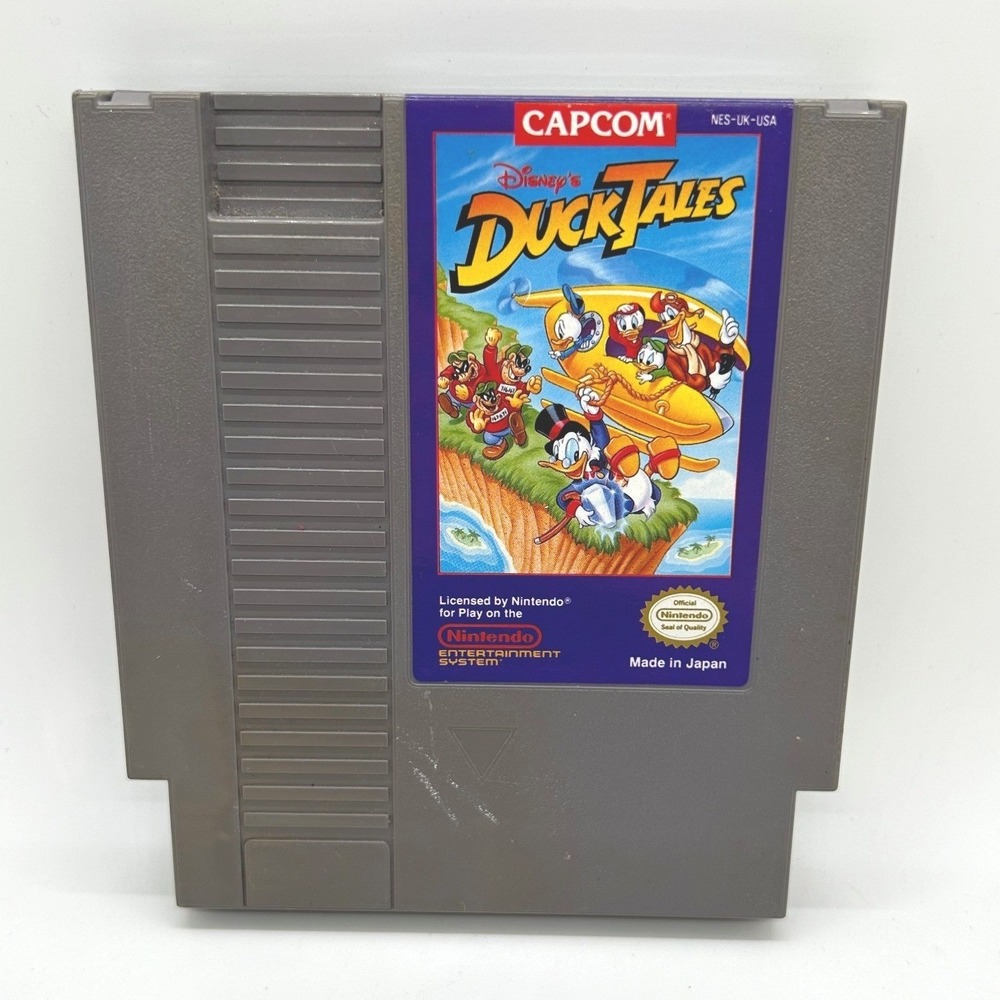Disney DuckTales Nintendo NES Capcom Video Game Cartridge‎ NES 1989 Untested